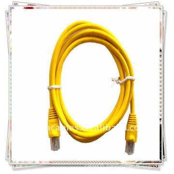 Premium CAT 5E Patch cable code for Network Ethernet LAN Cable 5 ft 5' YELLOW